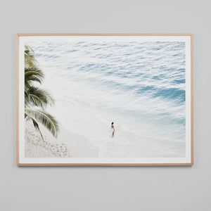 PALM BEACH SURFER FRAMED PRINT