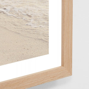 SUNRISE BEACH STROLL FRAMED PRINT