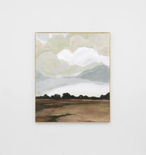Load image into Gallery viewer, Tranquil Field Green Framed Canvas
