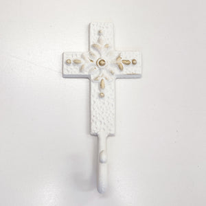 WHITE METAL HOOK