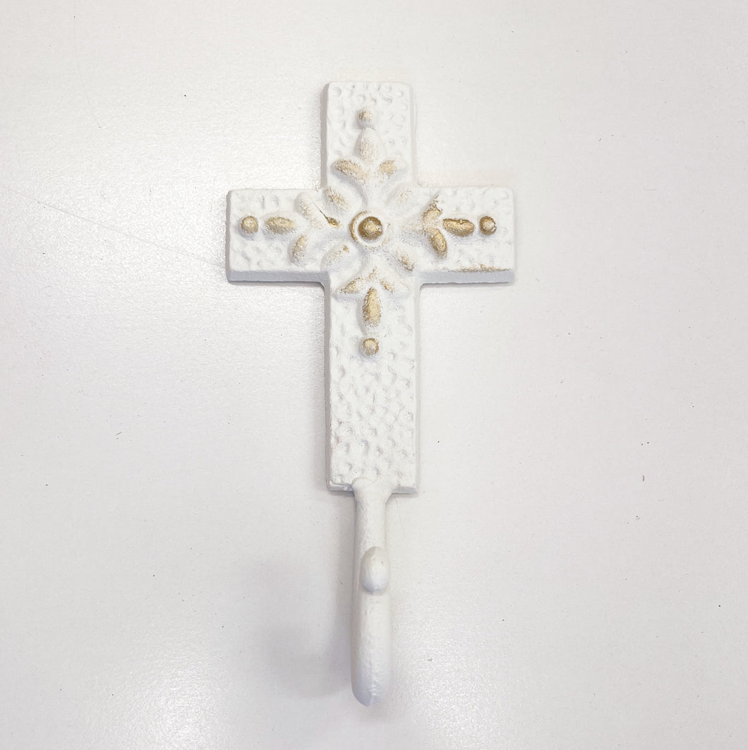 WHITE METAL HOOK