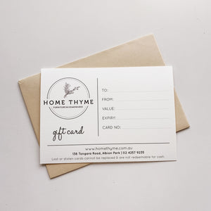 HOME THYME GIFT CARD