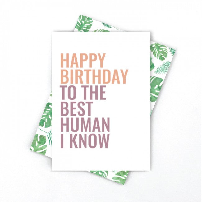 BEST HUMAN CARD