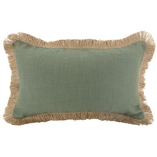 Load image into Gallery viewer, LINEN FRINGE CUSHION
