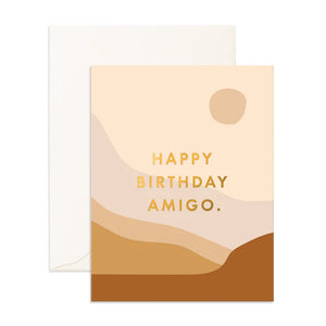 BIRTHDAY AMIGO DUNES CARD