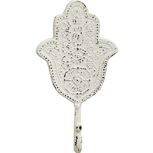 WHITE METAL HOOK