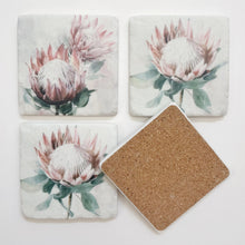 Load image into Gallery viewer, S/4 KING PROTEA COASTERS
