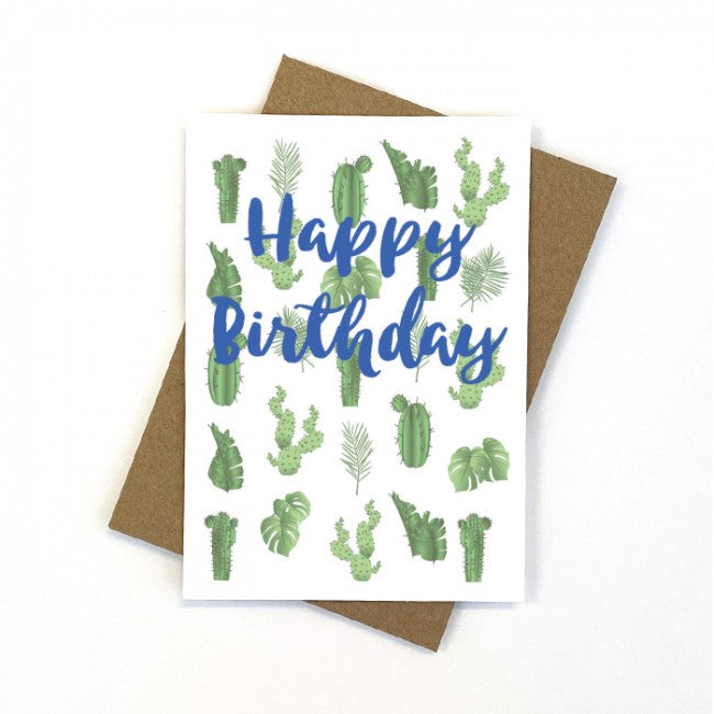 CACTUS HAPPY BIRTHDAY CARD